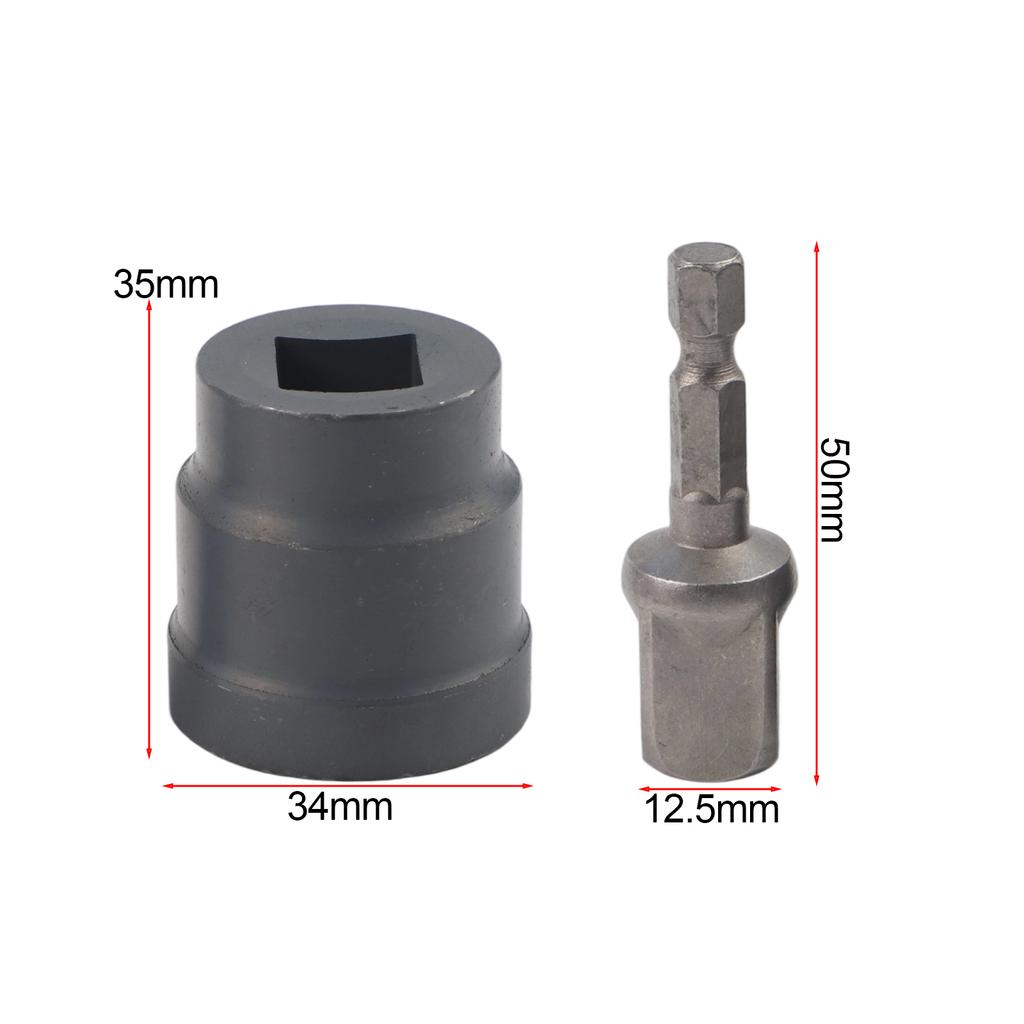 Vehicle Repair Tool Drill Socket Adapter for Scissor Jack Heavy Duty Attachment