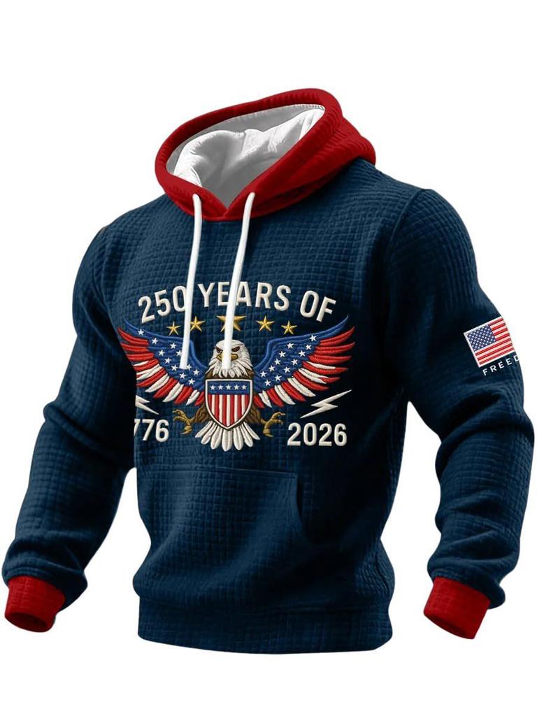 2026 Trendy Men's Hoodie for American Anniversary