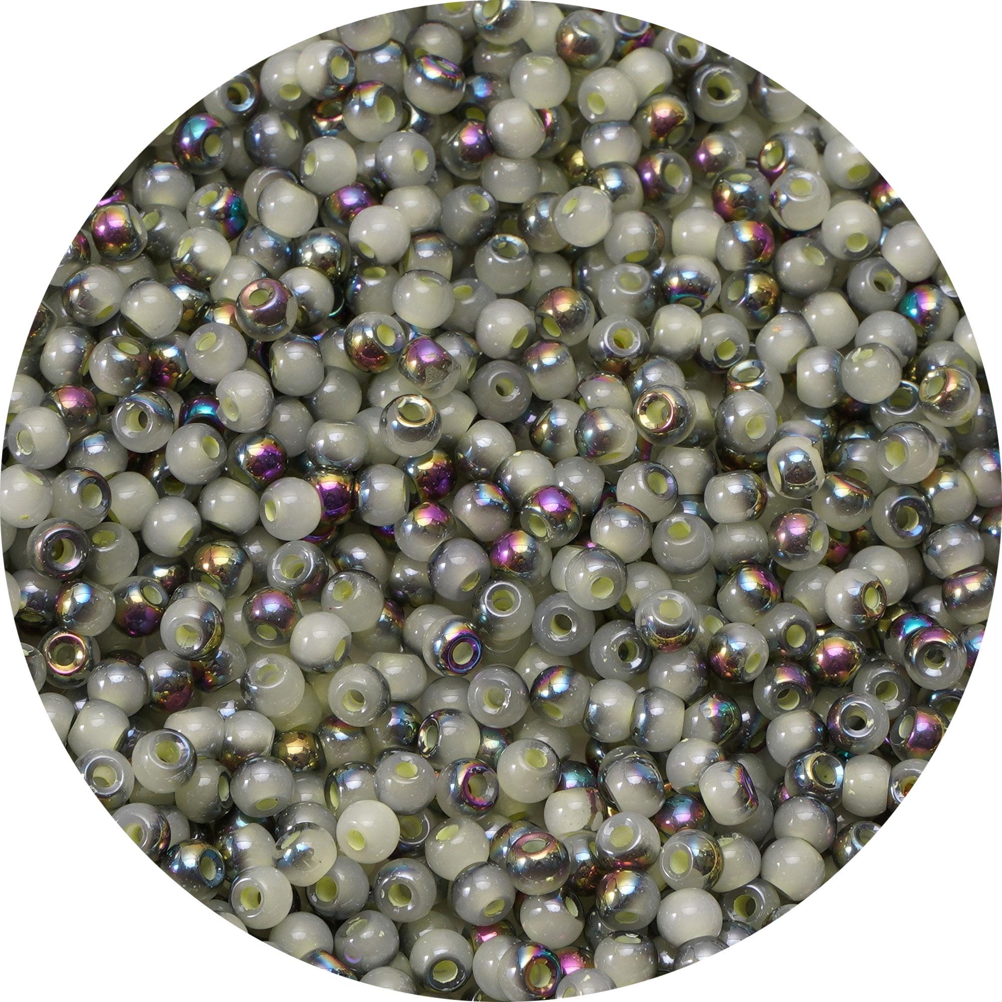 

160Pcs High-Quality Glass Seed Beads Golden White Jade Beads For DIY Bracelets Necklaces Jewelry Making жовтий