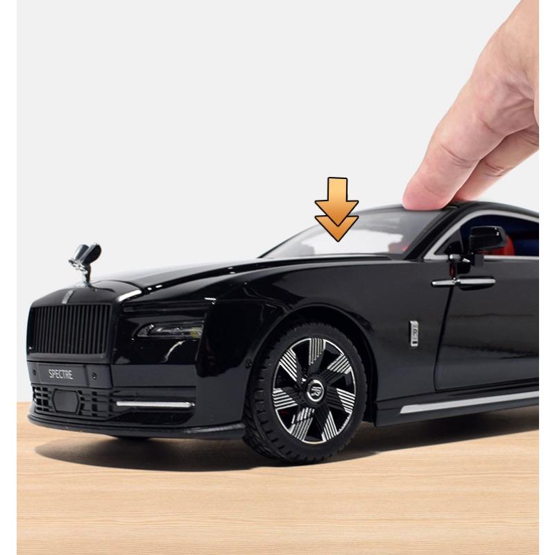 1/24 Rolls-Royce Spectre Legering Støpt Leketøysbil Modell Lyd og Lys Trekk tilbake Barnas Leketøy Samleobjekter Bursdagsgave