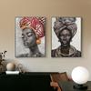 African Black Woman Graffiti Art Posters And Prints Abstract African Girl Canvas Paintings On The Wall Art Pictures Wall Decor