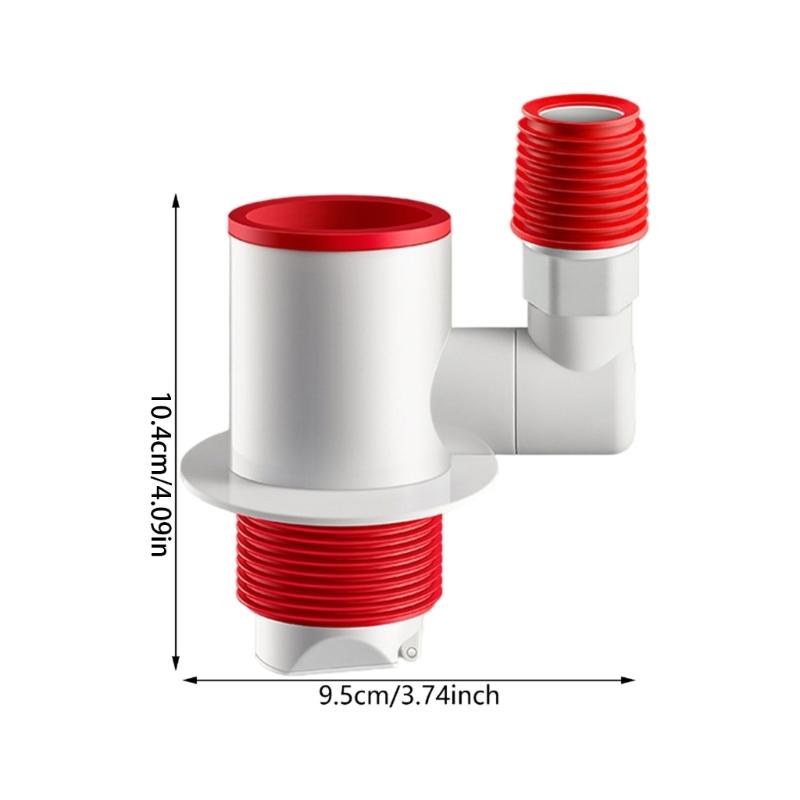 Upgrades Reverse Flows  Prevention Valves Adapter Easy To Install Not  Return Valves Joint ABS Silicone for Washing Machines