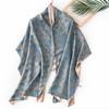 Silk Scarf Mom Mother-in-law Elegant Long Square Fashionable Wrap