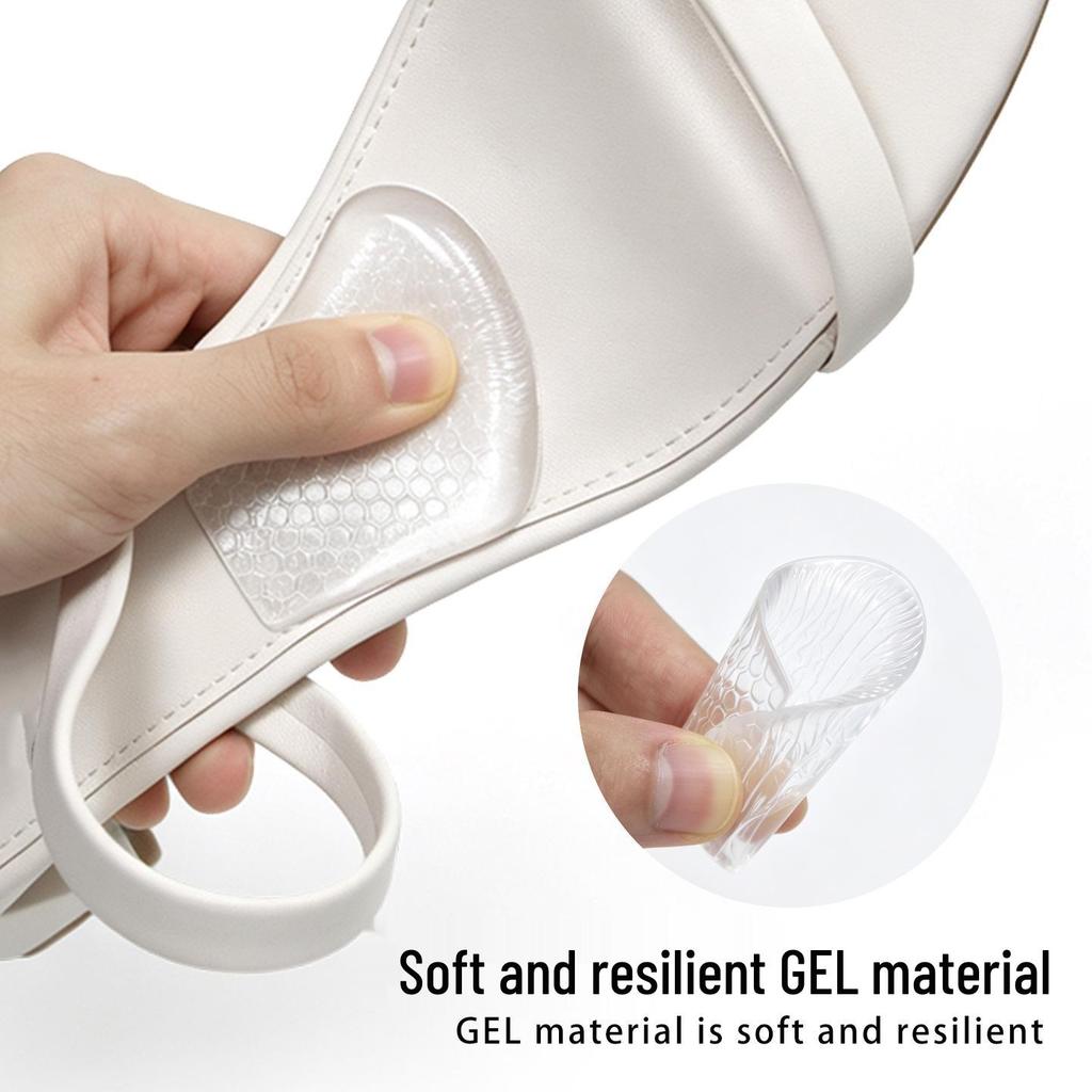 Soft Self-Adhesive Honeycomb Forefoot Insole for Size Adjustment