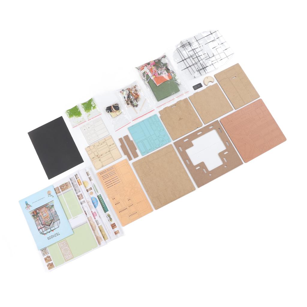 DIY Miniature Dollhouse Kit 1:24 Scale Dollhouse Puzzle Toy for Home Party Entertainment Above 14