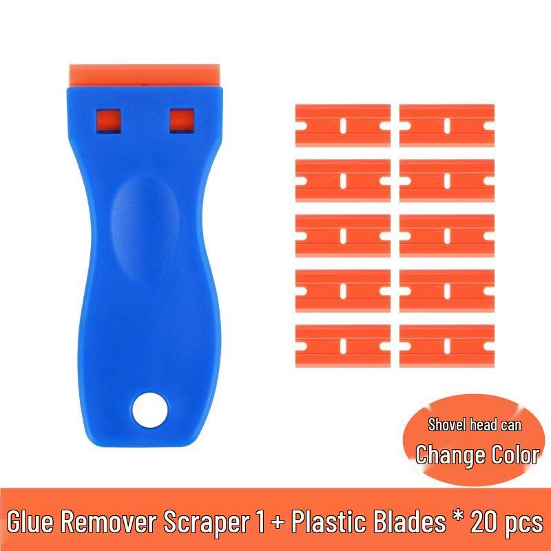 Thickened Large Glue and Film Removal Scraper for Car and Glass Surfaces