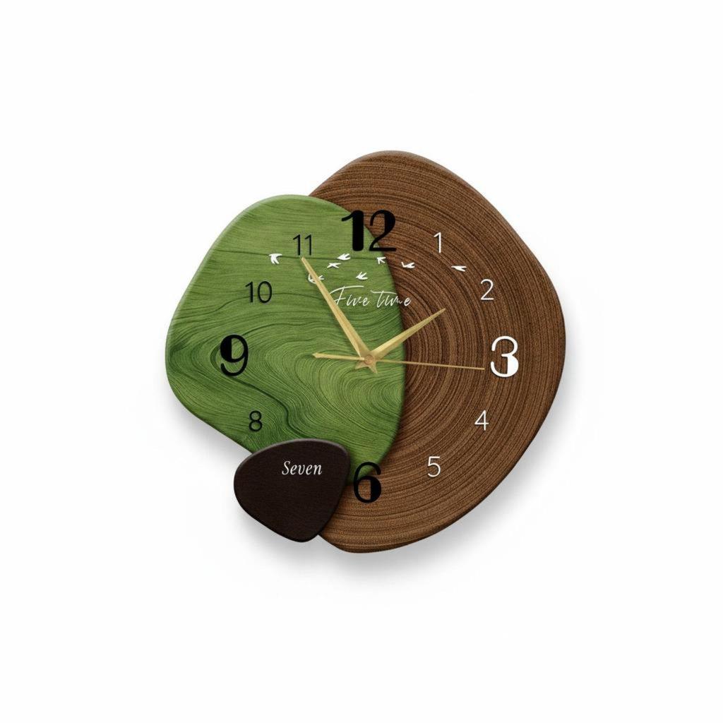 Wall Clock Illumination Lighted Artistic Decor Abstract
