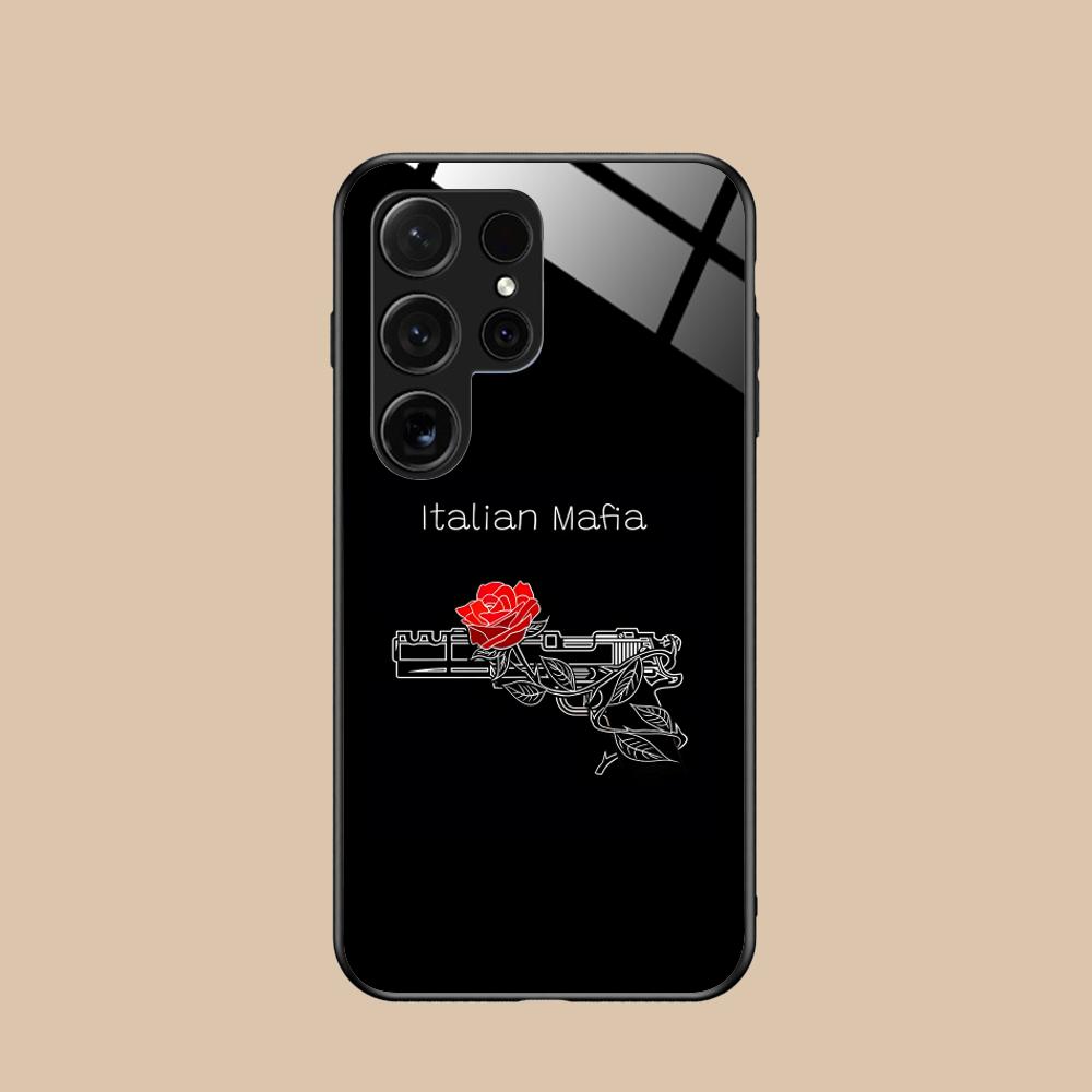 

Итальянская мафия Чехол для телефона для Samsung Galaxy S26 S25 S24 S23 S22 S21 S20 Note20 Plus FE Ultra Защитная крышка из стекла Galaxy S25