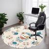 1pc Bear Chair Carpet for Office, Non-slip, Soft and Durable Office Rug for Decoration, Perfect for Office Yy260325068