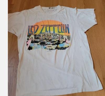 1984 Led Zeppelin t-shirt House Of The Holy wit korte mouw