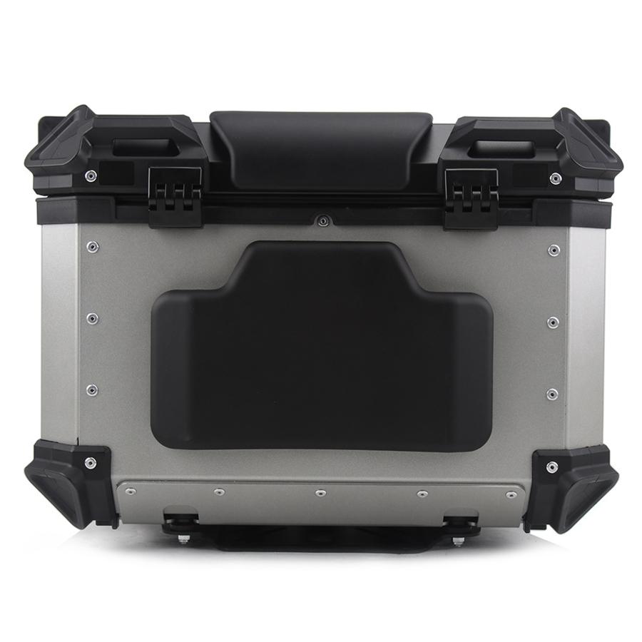 Universal Soft Motorcycle Passenger Backrest Pad Trunk Top Case Sticker Cushion