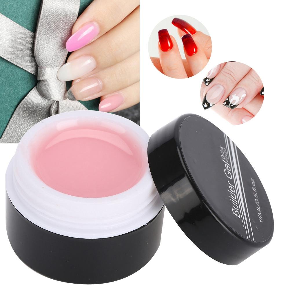Nail Extension Gel Adhesive Glue Fake Nail Tips UV Gel Builder 21
