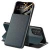 Para Samsung Galaxy A52 4G/5G/A52s 5G Capa de Celular em Couro com Janela de Visualização Porta-Cartões Suporte