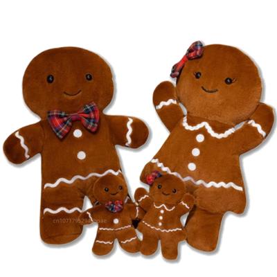 15/37cm Bambola Peluche Pan di Zenzero Cartone Animato Ciondolo Ragazzi Ragazze Biscotto Giocattolo Morbido Decorazione Casa Regalo Natale Progettato Per Bambini