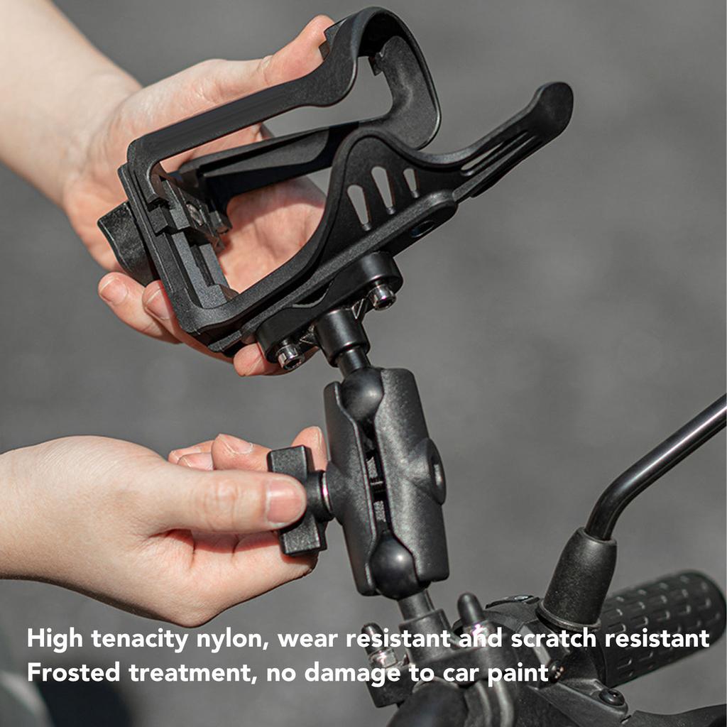 Motorcycle Drink Holder Universal Joint High Tenacity Nylon Adjustment 3D Water Bottle Cages for Bike Electric Vehicles
