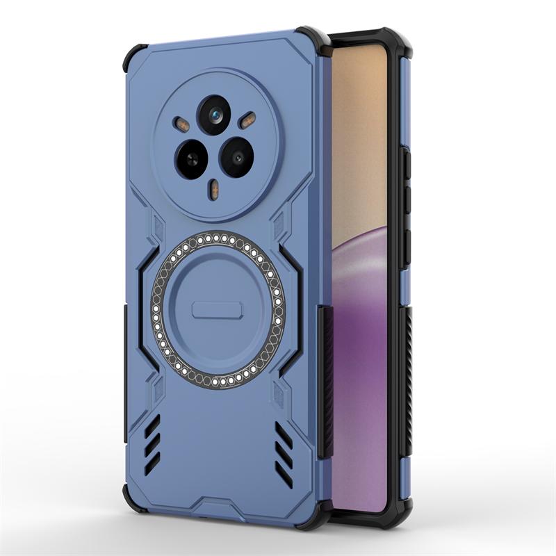 Armor Case For Realme 14 Pro 5G Magnetic Adsorption Wireless Charge Cover Realme 14 Pro Plus 14 Pro+ Case For Realme 14 Pro Case