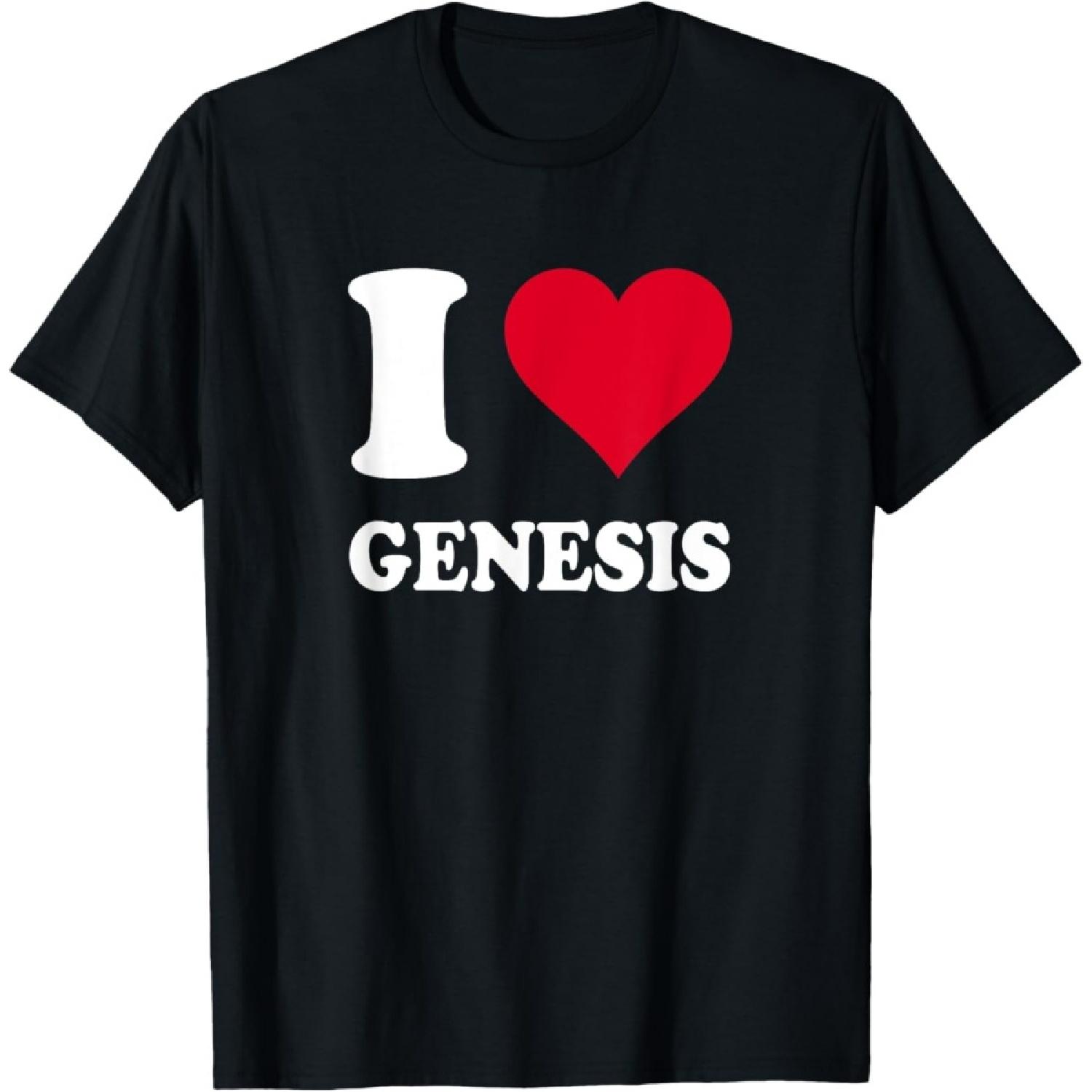Red Heart I Love Genesis T-Shirt S