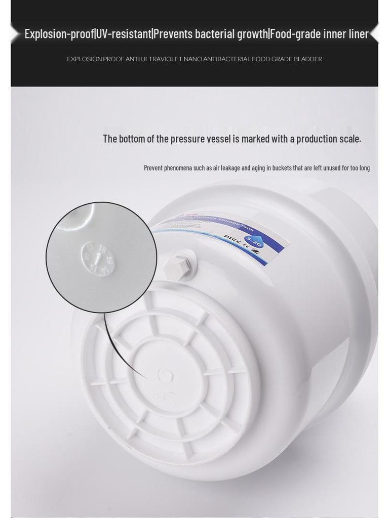 Home & Commercial Pressure Tank Water Purifier: 3.2G to 20G Direct Drinking Storage & Accessories