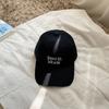 Fashion Washed Cotton Letter Embroidery Soft Top Baseball Cap Unisex Spring and Summer Sunscreen Shade Cap