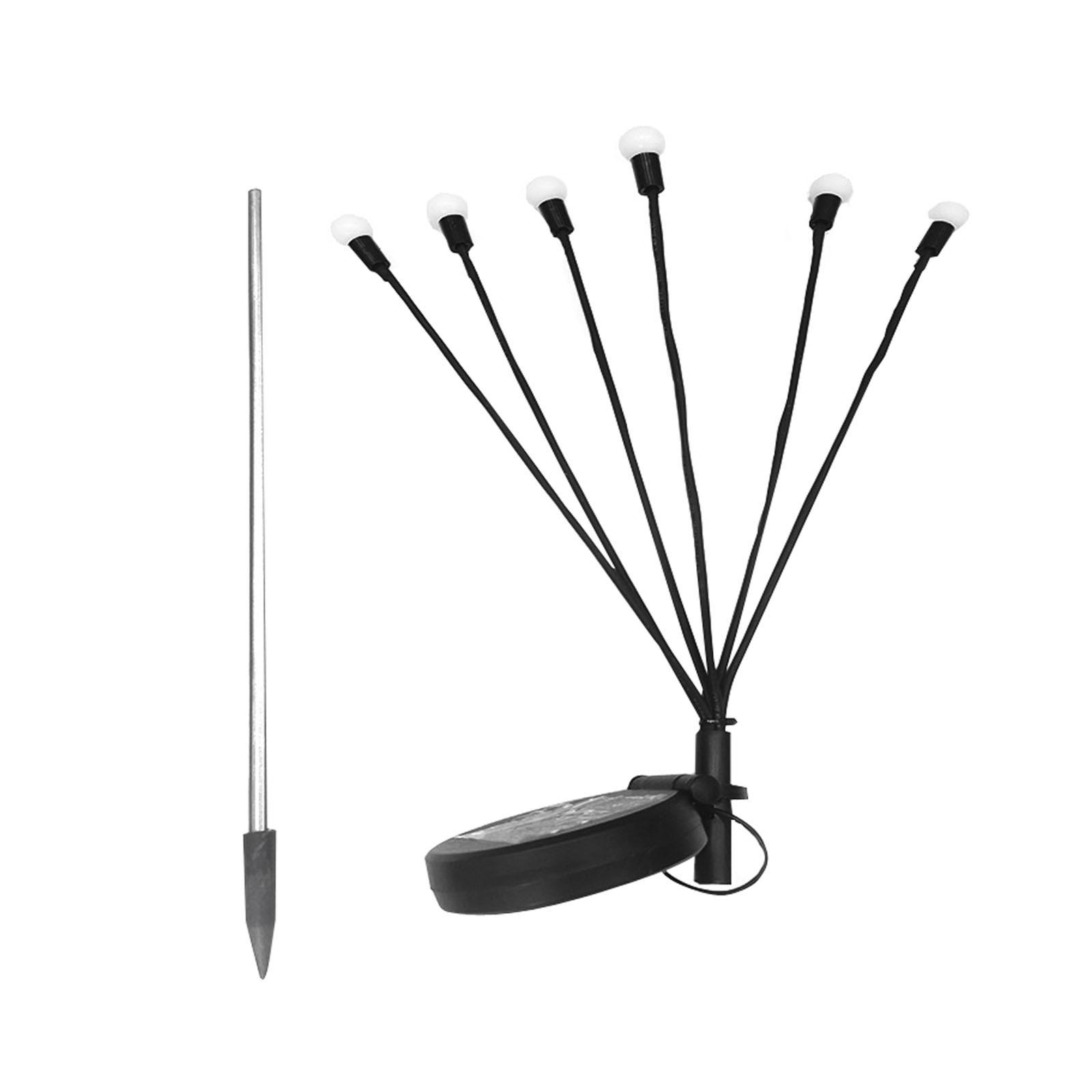 

Solar Garden Lights Swaying Solar -Lamp Outdoor LED Lights Decor 2 Pack чорний