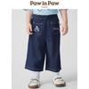 PawinPaw Girls' Cartoon Bear Loose Denim Jeans