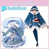 Get Hololive Gawr Gura Cosplay Costume Shark Jacket Outfit With Fish Tail Role Play