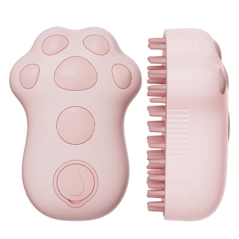 Pet Steam Brush Dog Shedding Steam Massage Comb Cat Cleaning Brush Ergonomic Skin Friendly Pet Deshedding Comb for Veterinarians
