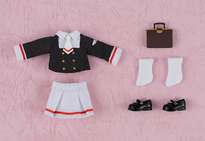 Nendoroid Doll Cardcaptor Sakura Clear Card Edition Sakura Kinomoto Tomoeda Junior High School Uniform Made of Cloth Magnet Plastic Painted Movable