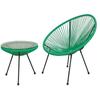 OLOMM Outdoor PE Rattan Lounge Chair