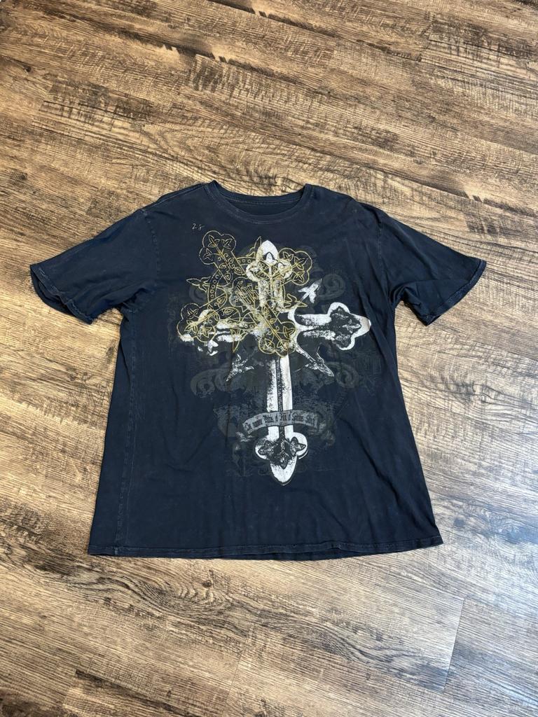 Classic Y2k Gothic Style Tshirt Print Oversized T Shirt High Street Shirts Gothic Round Neck Cotton Tops New Unisexs Unisex T Shirt