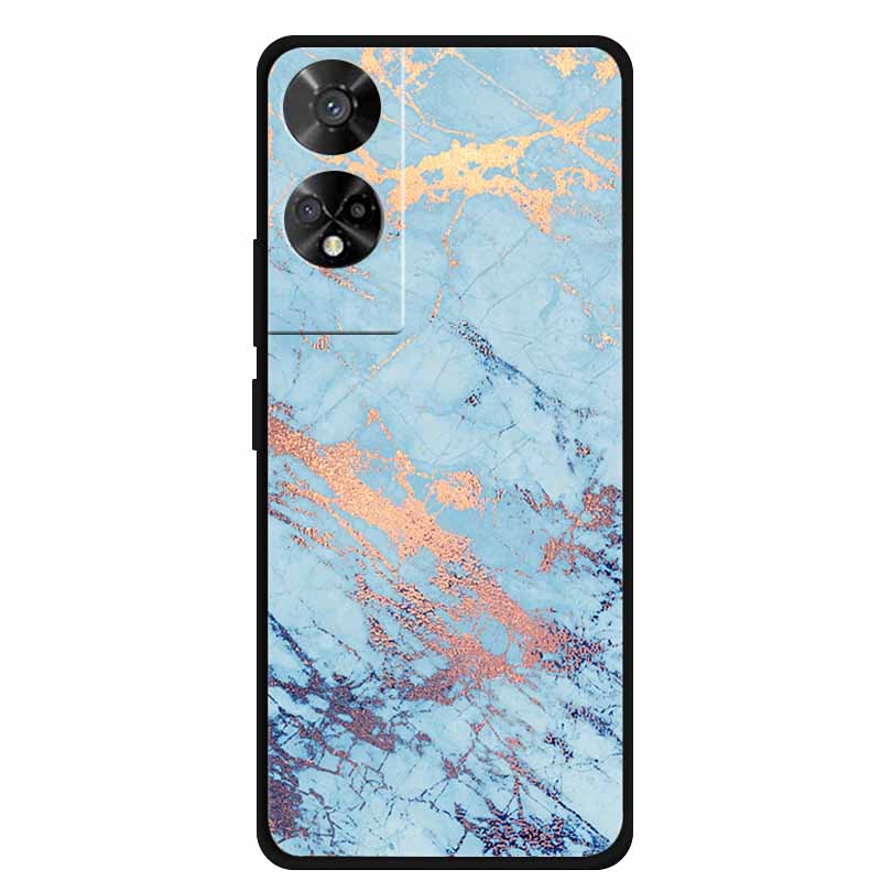 For TCL 50 5G Case Original Soft Silicone TPU Phone Cases Back Cover For TCL 50 XE 5G 50XE Fashion Planet New Coque Black Bumper