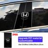 FOR HONDA Car Sticker Auto B-pillar Center Column Decor Cover Scratches Waterproof Sunscreen Vinyl Decals Accessories XL0