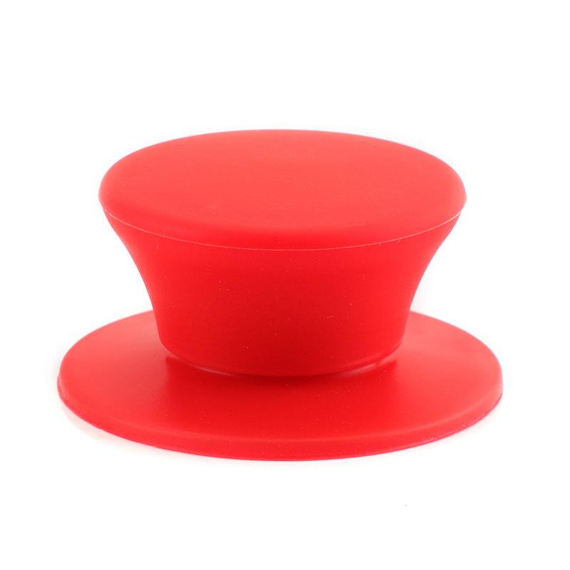

1 Pcs Pot Lid Knob Silicone Universal Black Red Grey Pot Handle Replacement Kitchen Cookware Cover Knobs For Pan Lid Kitchen красный