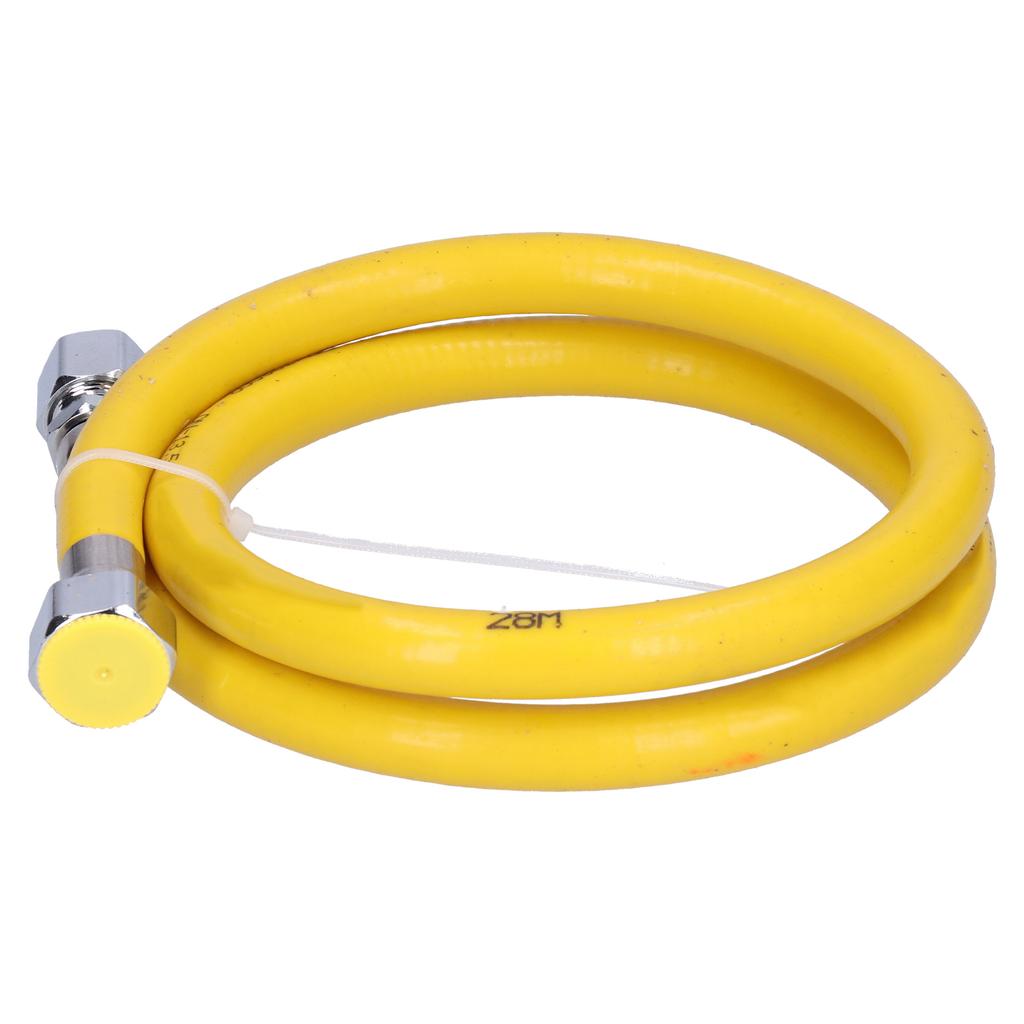 Fuel Gas Hose 304 Stainless Steel Liquefied Gas Line Pipe with Fittings for Home Kitchen(1m Female PortPort )