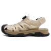 Sommer Herren Sandalen Atmungsaktive Echtleder Outdoor Sandalen Casual Strand Sandalen