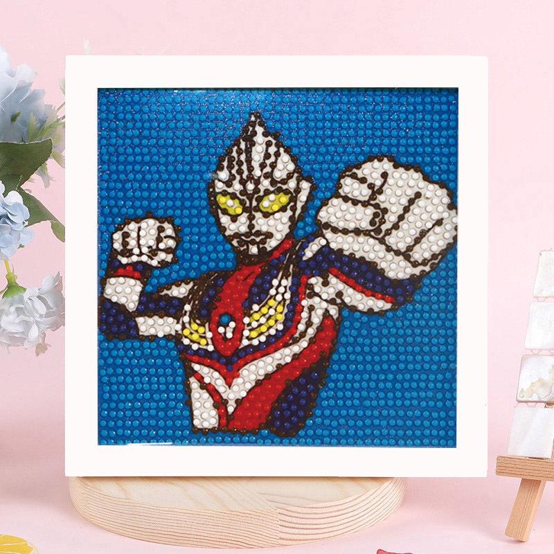 Sanrio Children's Diamond Painting with Frame Stickers - DIY Handmade Gift Set