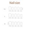 30Pcs French Pearlescent Glitter Short Square False Nails With Jelly Adhesive Detachable Full Cover Artificial Press On Nails
