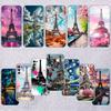 RP54 Torre Eiffel di Parigi Custodia Trasparente per Telefono per Samsung Galaxy A04 A04S A14 A23 A34 A54 M23 M33 M52 M53