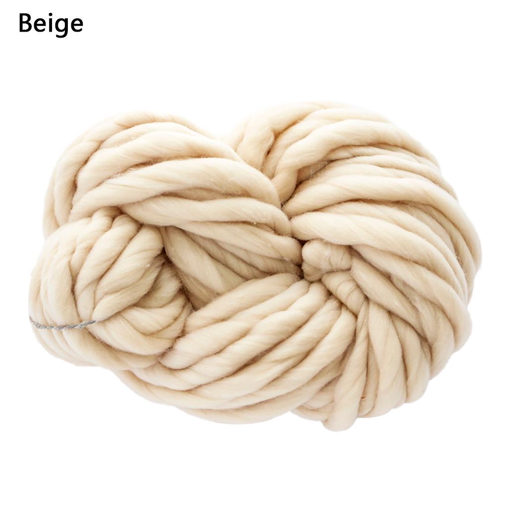 Chunky Soft Wool Yarn Scarf Knit Thickness Warm Hat Household Supplies