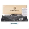 Membrane Gaming Keyboard for Study All-Metal Panel Dedicated Media Keys