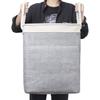 Corbeille à linge - BrilliantJo - Pliable - Grande capacité 65L - Toile grise