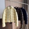 Short High-waisted Bread Jacket Down Jacket Women's Hooded Thickened Warm High-end Fluffy White Duck Down Jacket New