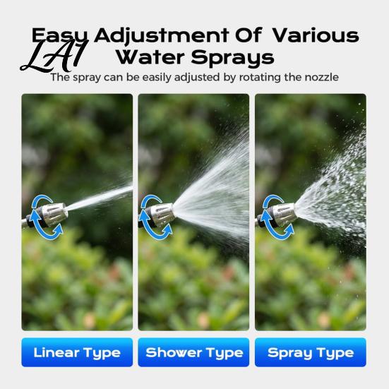 Window Rinsing Washer Adjustable High Pressure Sprayer with 4 Spray Modes Garden Hose Multi Mode Adapter Car Washing Portable Outdoor Cleaning