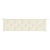 Garden Bench Cushions 2 Pcs Cream White 180 X 50 X 7 Cm Oxford Fabric