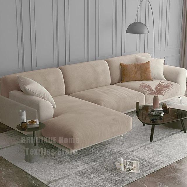 Velvet Plush Sofa Cover Stretch Thicken Sofa Seat Cushion Cover For Living Room Furniture Protector LShape Corner Sofa Slipcover
