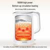 SUPOR 1.7L Double-Layer Stainless Steel Electric Kettle CN Plug (adapter Included)