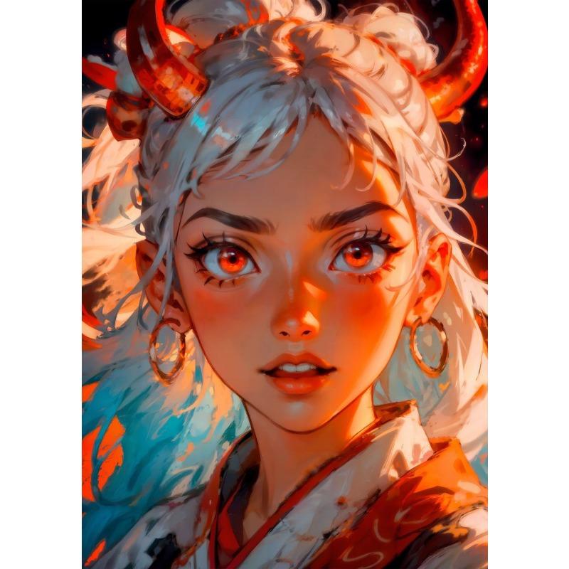 Sexy Anime Female Painting Canvas Poster Wall Art Pictures for Living Room Boy Bedroom Playroom Game Room Bar Modern Home Decor