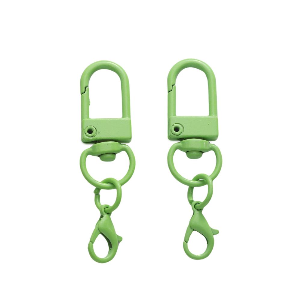 1-10Pcs Alloy Key Clasps Iron Ring Lobster DIY Accessories Finding Supplies