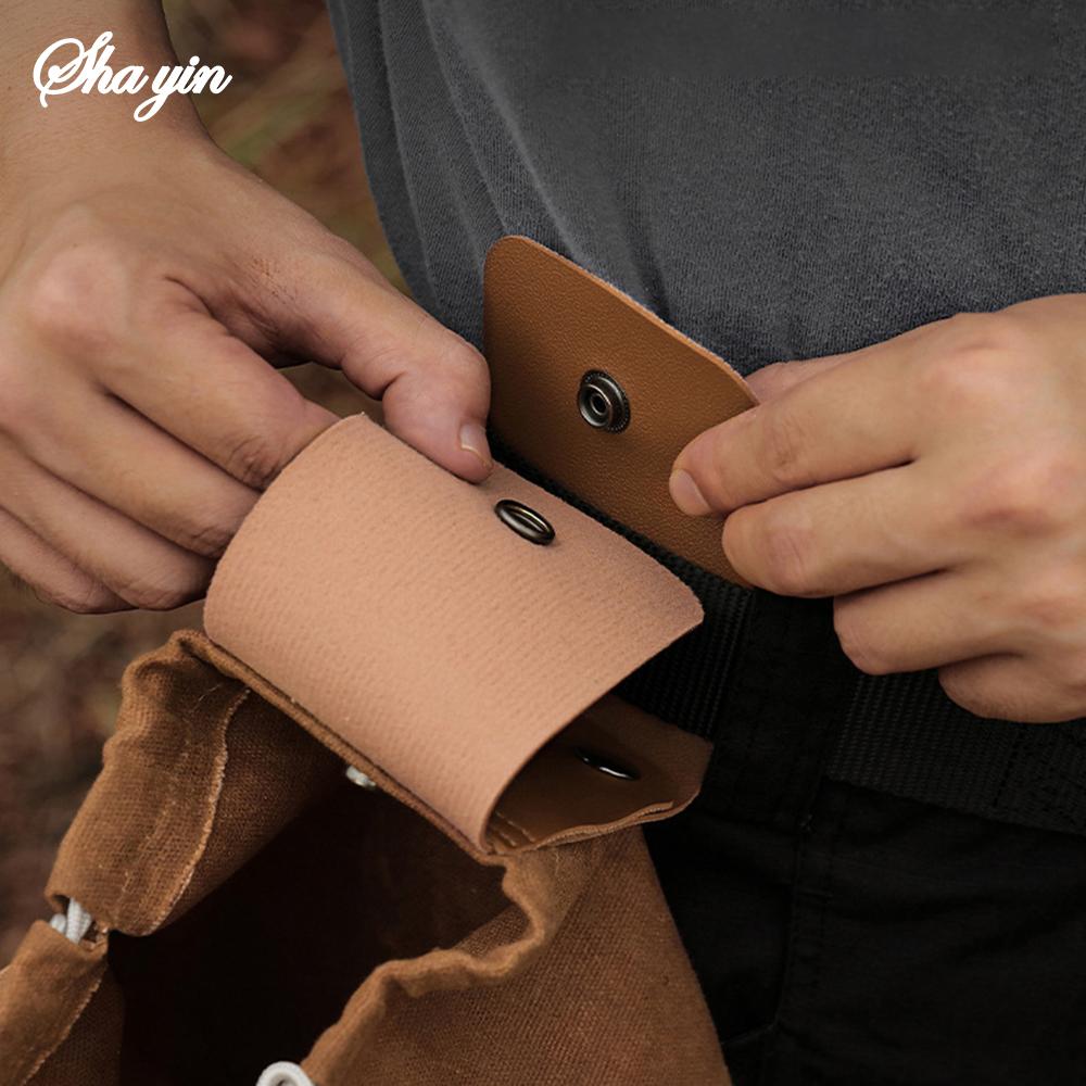 Outdoor Foraging Bag, Fruit Picking Bag, Waist Hanging Tool, Waist Bag, Bundle Bag, Folding Canvas Tool Storage Bag