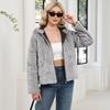 New fashion European and American autumn and winter warm imitation rabbit fur jacket women's imitation fur jacket